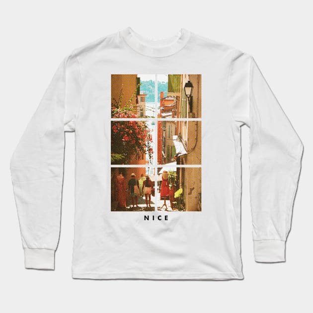 Nice France Long Sleeve T-Shirt by SerenityByAlex